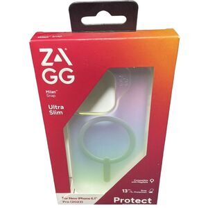 ZAGG Milan iPhone 15 Pro MagSafe Case 6.1" Iridescent Slim Durable Cover NEW